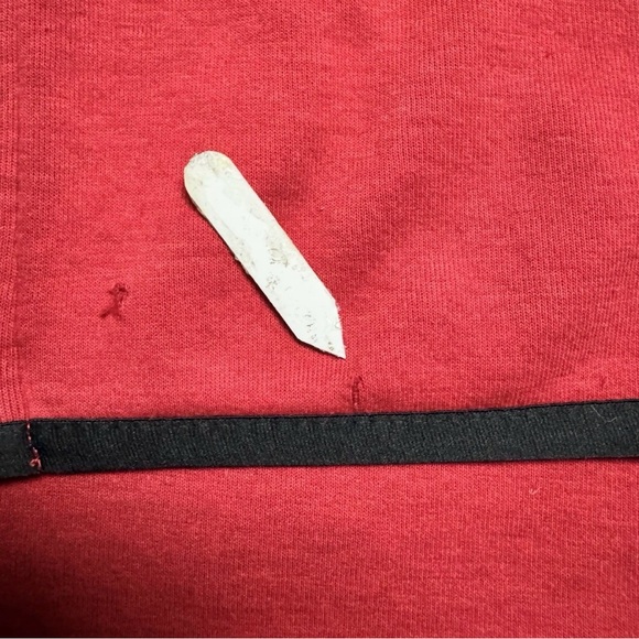 Nike Sportswear Tech Fleece Full Zip Hoodie Sweatshirt In Red Black Size: M - Picture 8 of 8